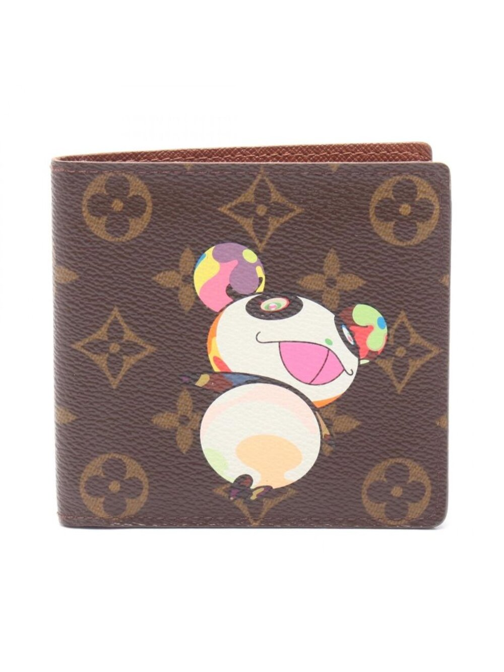 Louis Vuitton Bifold Wallet Portefeuille Cartes Credit Monogram Panda
